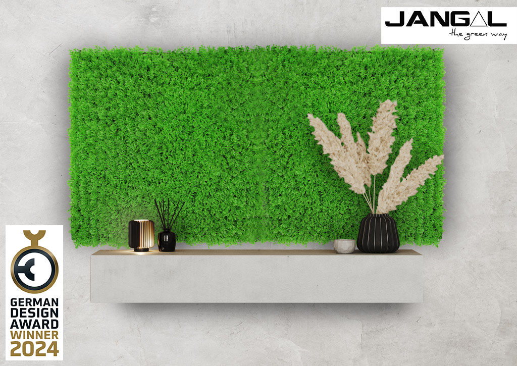 Wandpaneel Jangal Modular Wall 11115 Bright Green Design Grass 52 x 52 cm