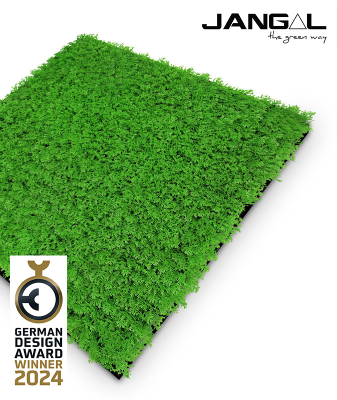 Wandpaneel Jangal Modular Wall 11115 Bright Green Design Grass 52 x 52 cm