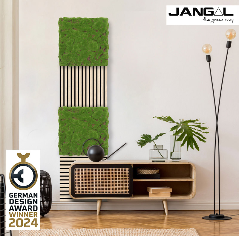 Wandpaneel Jangal Modular Wall 11111 forest green bulk design moos 52 x 52 cm