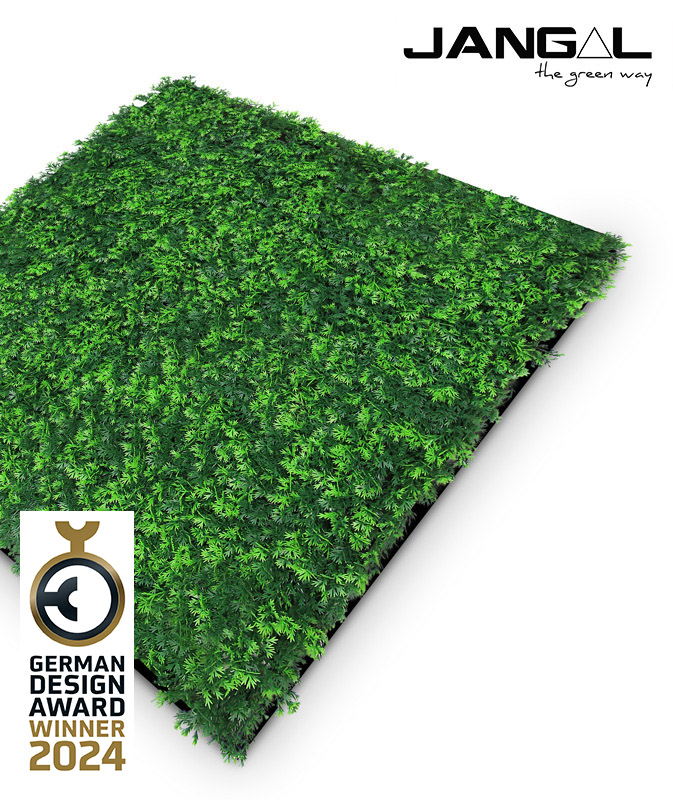 Wandpaneel Jangal Modular Wall 11120 Mixed Green Design Grass 52 x 52 cm