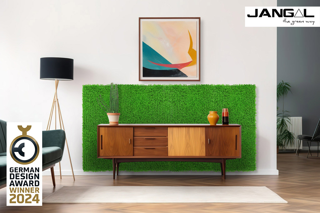 Wandpaneel Jangal Modular Wall 11115 Bright Green Design Grass 52 x 52 cm