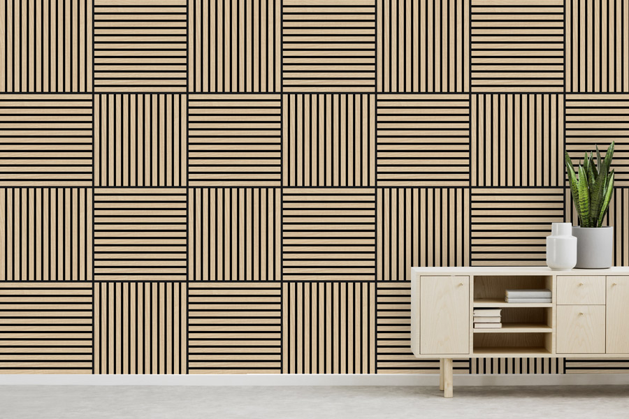 Wandpaneel Jangal Modular Wall 11000C Fanal Oak MDF 52 x 52 cm